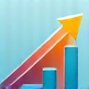 Icono que simboliza la visión y crecimiento